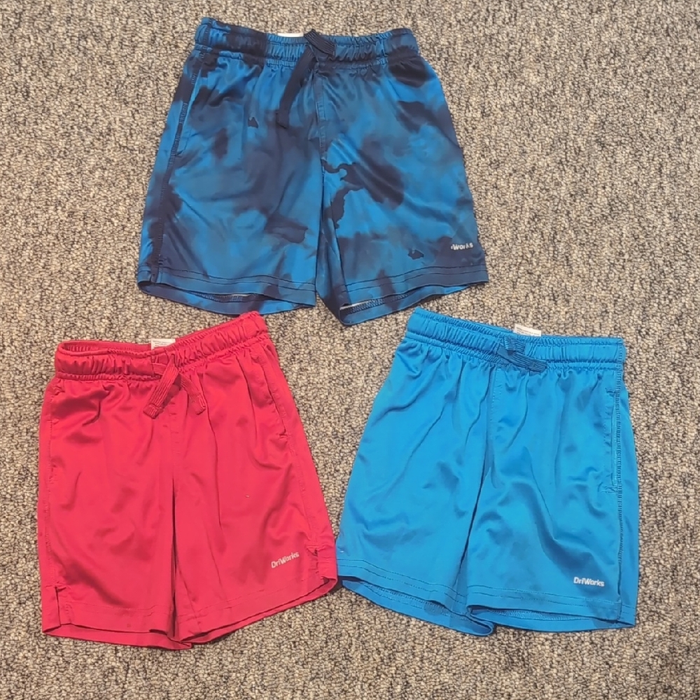 Athletic Works Red Boys Quick-Dry Athletic Shorts